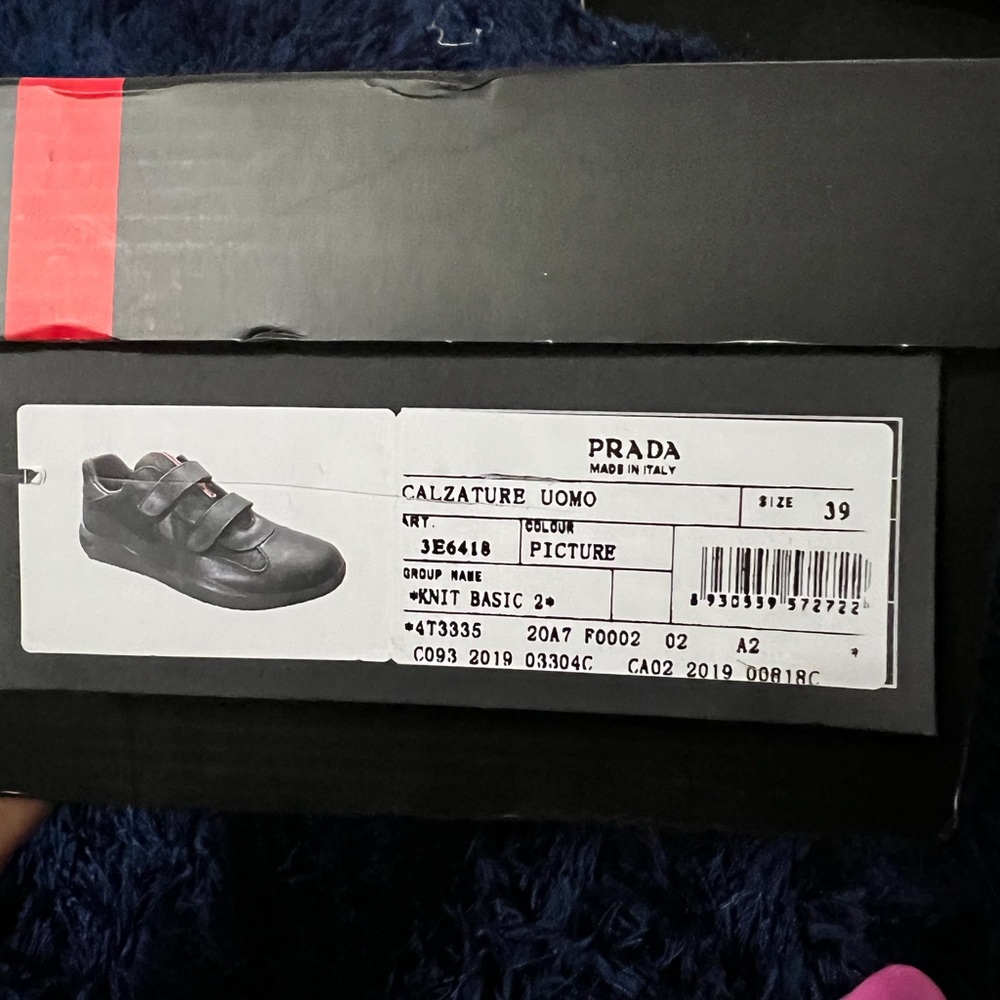 Prada Black Men's Sneakers